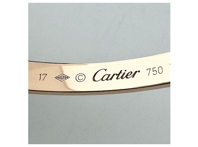 Bracciale Cartier Love Aperto in Oro Rosa - vista 3