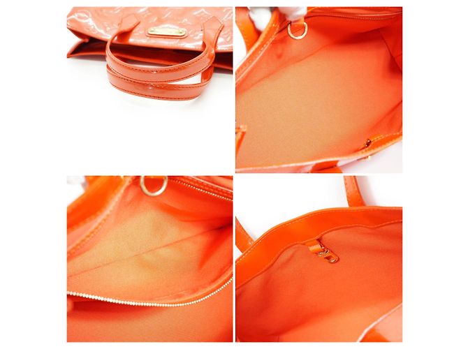 Louis Vuitton Bolsa Wilshire PM em couro patenteado Monogram Orange - vista 6