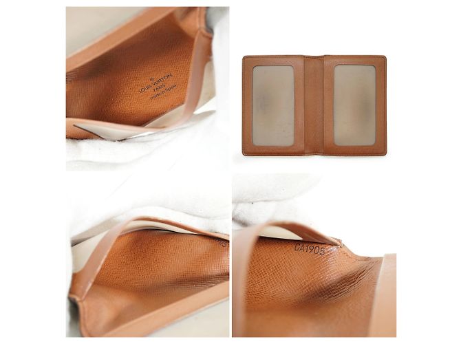 Louis Vuitton Vintage Monogram Enveloppe Carte de Visite Card Case - vista 5