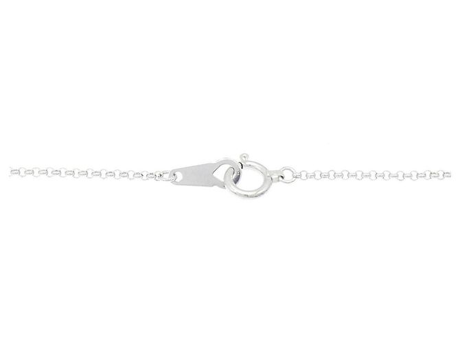 Autre Marque Collana in oro bianco Au750 e diamanti - vista 5