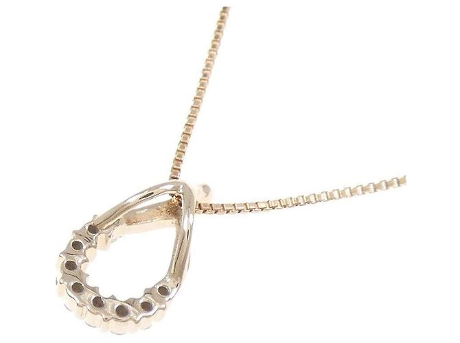 Autre Marque K10 Pink Gold Diamond Halskette - Ansicht 4