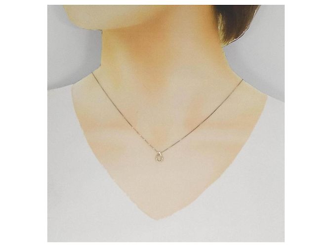 Autre Marque K10 Pink Gold Diamond Halskette - Ansicht 6