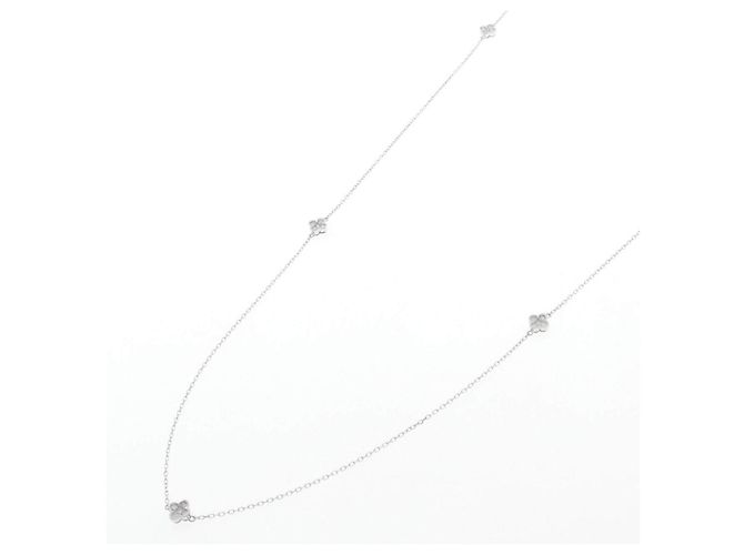 Autre Marque Collar de oro blanco Au750 con diamantes - vista 2