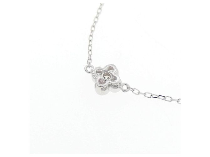 Autre Marque Collar de oro blanco Au750 con diamantes - vista 4