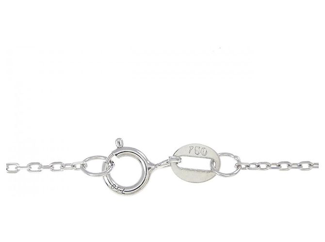 Autre Marque Collana in oro bianco Au750 con rubino e diamante - vista 5