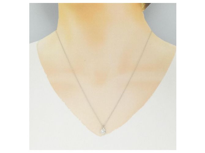 Autre Marque Platin-Diamant-Halskette PT850 - Ansicht 6