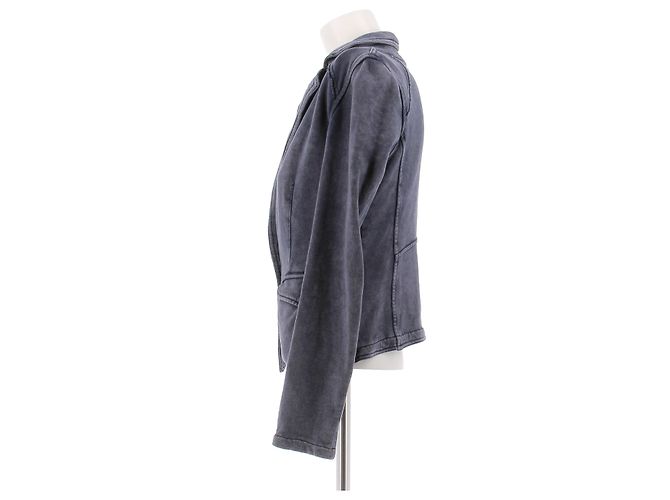 Diesel Weste aus Baumwolle blau XS - Ansicht 4