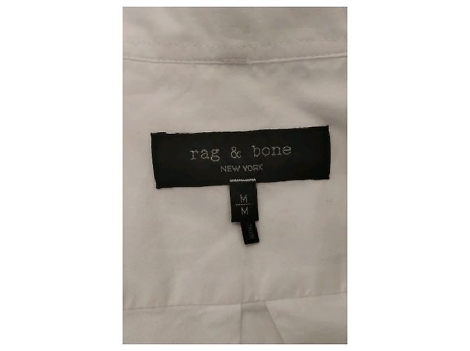 Rag & Bone Weißes Baumwollhemd - Ansicht 5