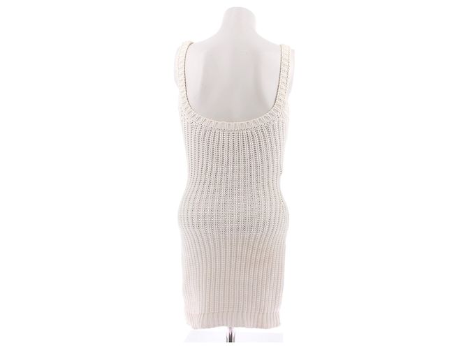 Fendi Mini abito bianco in lana - vista 2