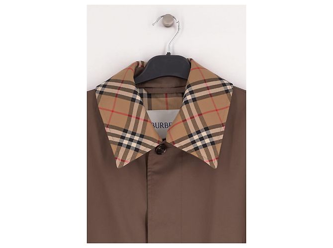 Burberry Abrigo de algodón marrón - vista 3