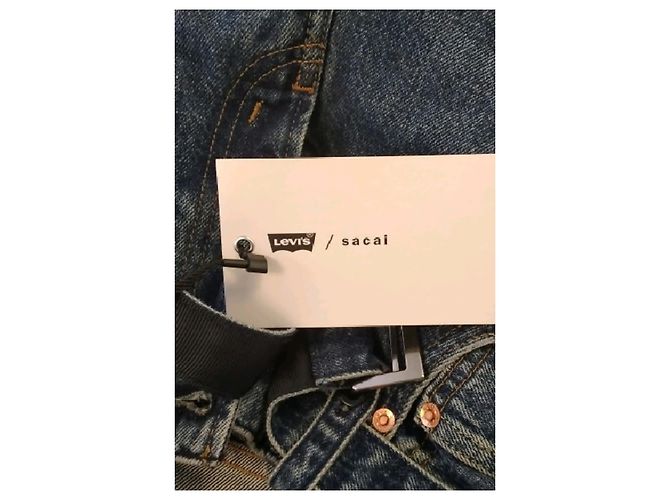 Vaqueros anchos Levi's x Sacai de algodón azul Talla 27 - vista 5