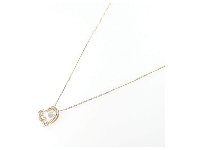 Autre Marque K10 Pink Gold Diamond Halskette - Ansicht 2