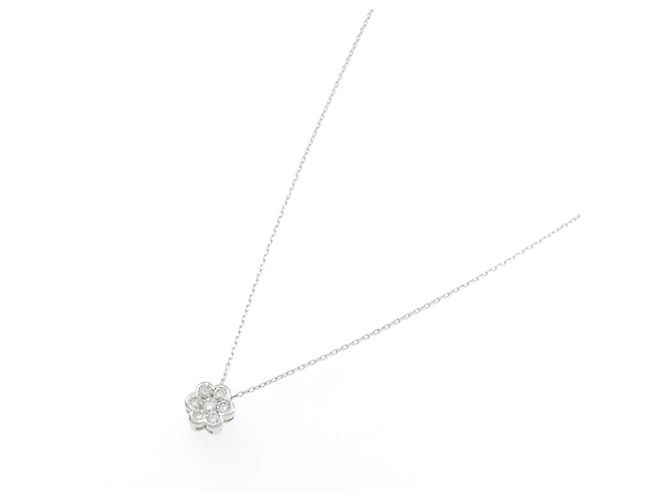 Autre Marque Collana Fiore di Diamanti Au750 - vista 2