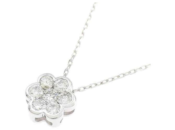 Autre Marque Collana Fiore di Diamanti Au750 - vista 3