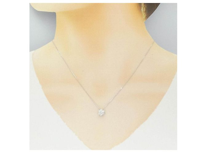Autre Marque Collana Fiore di Diamanti Au750 - vista 6