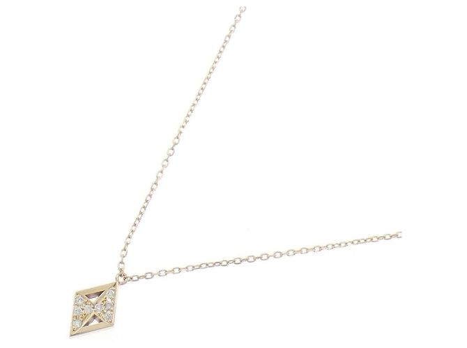 Autre Marque Collana in oro giallo K10 e diamanti - vista 2
