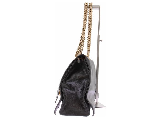 Balenciaga Bolso hourglass de cuero - vista 4