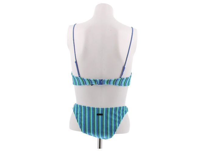 Autre Marque Bikini azul a rayas - vista 2