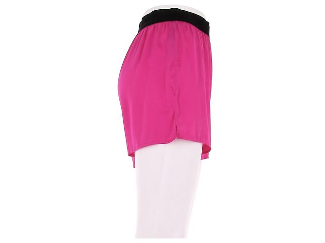 Tom Ford Shorts de seda fúcsia - vista 3