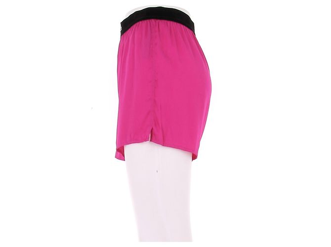 Tom Ford Shorts de seda fúcsia - vista 4