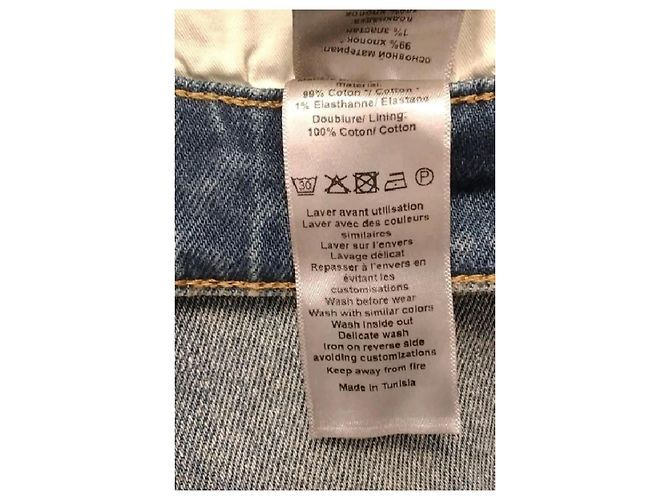 Jeans a zampa in cotone blu Zadig & Voltaire - vista 6
