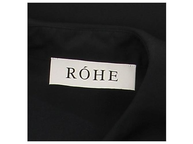 Autre Marque Schwarze Bluse mit Schalzkragen - Ansicht 5