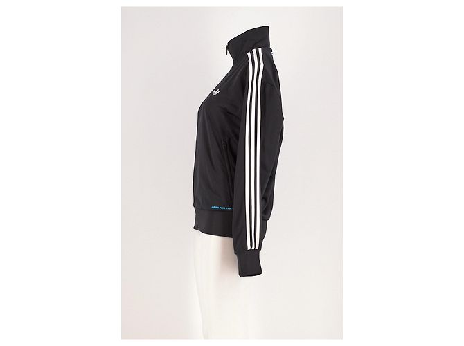 Adidas Weste schwarz gerade geschnitten - Ansicht 3
