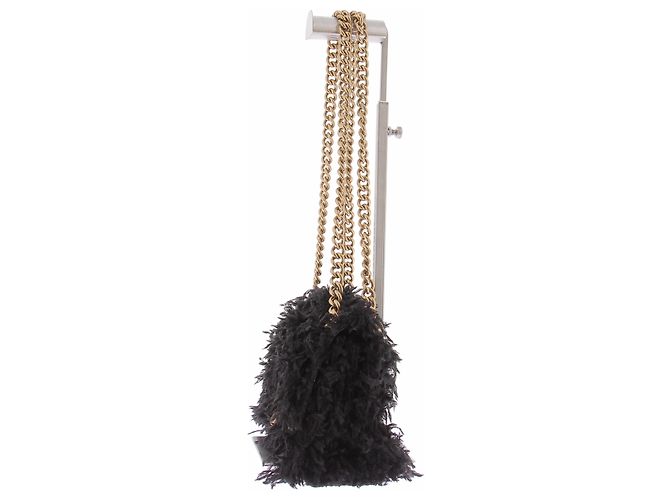 Balenciaga Borsa a tracolla Crush nera - vista 5
