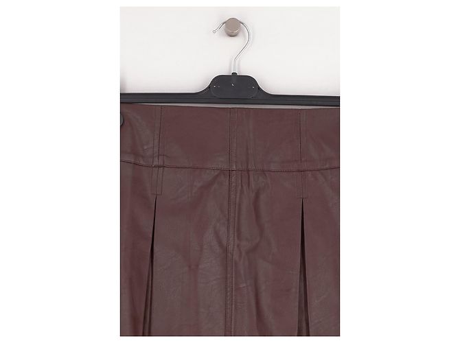 Autre Marque Minifalda plisada marrón LUNATIC XS - vista 3