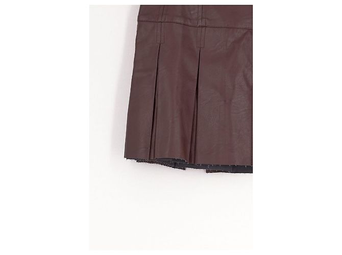 Autre Marque Minifalda plisada marrón LUNATIC XS - vista 4