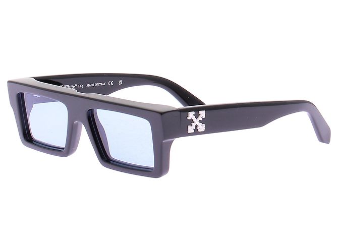 Off White Gafas de sol rectangulares negras - vista 2