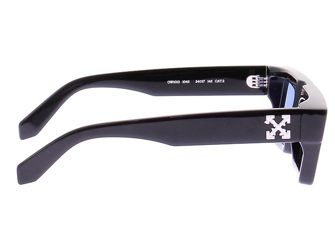 Off White Gafas de sol rectangulares negras - vista 4