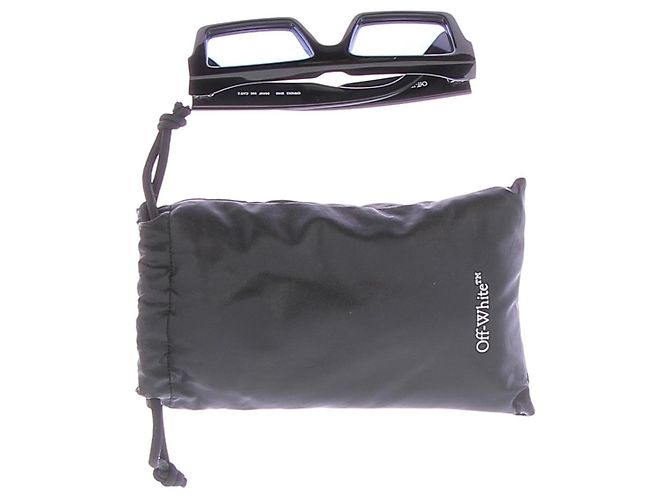 Off White Gafas de sol rectangulares negras - vista 7
