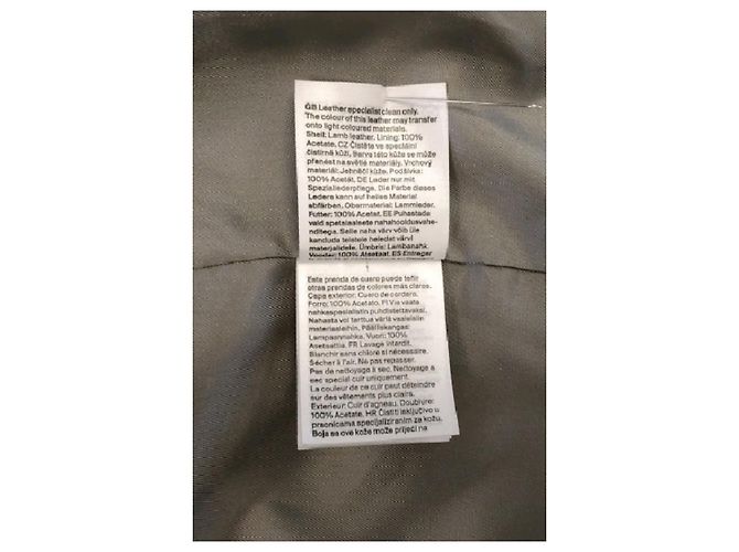 Cos Grey Leather Jacket - view 6