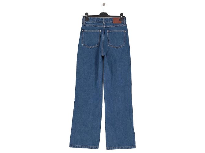 Jeans Balzac Paris in cotone blu taglio ampio - vista 2