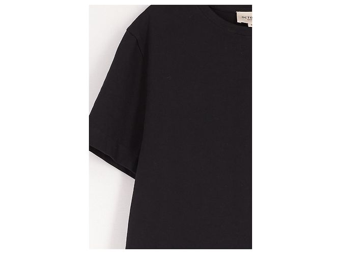 Autre Marque T-shirt OCTOBRE nera in cotone a maniche corte - vista 4