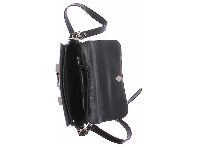 Borsa a mano in pelle nera Proenza Schouler - vista 7