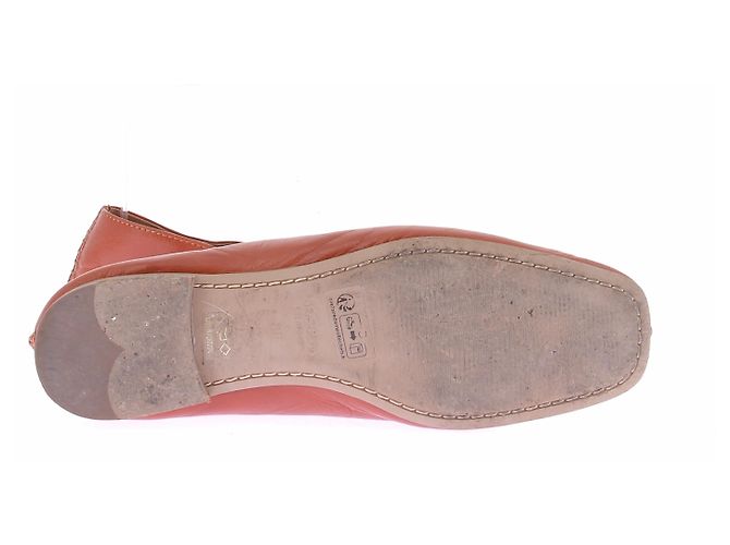 Sessun Ballerine in pelle arancioni - vista 5