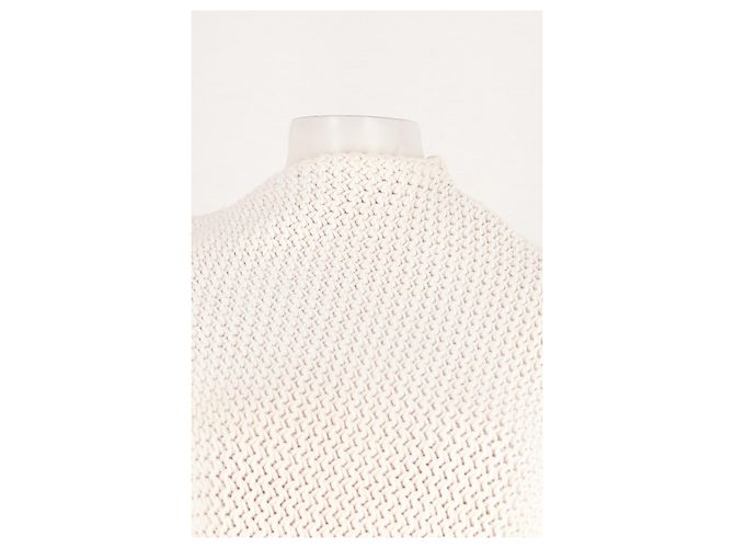 Joseph Strickponcho aus weißer Baumwolle - Ansicht 5