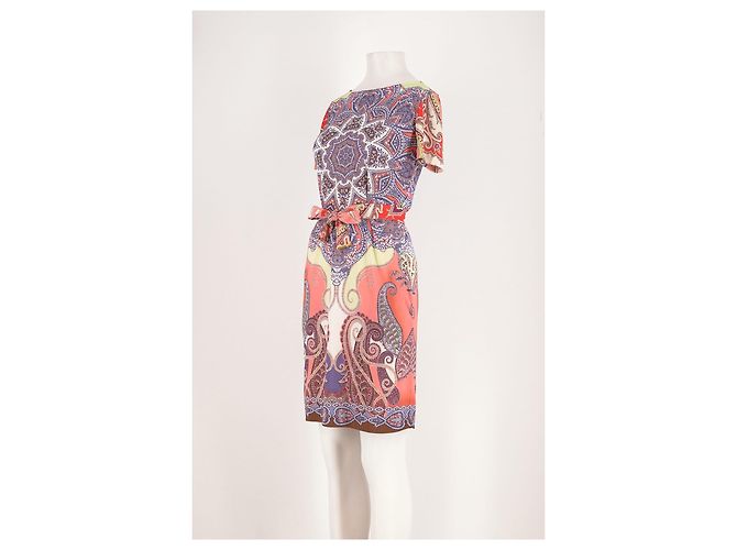 Etro Robe courte multicolore - view 4