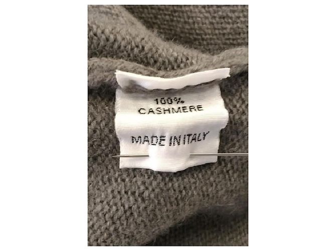 Autre Marque Poncho en cachemire gris - view 8