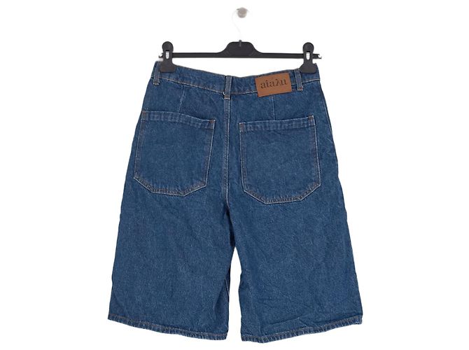 Autre Marque Pantaloncini in cotone blu - vista 4