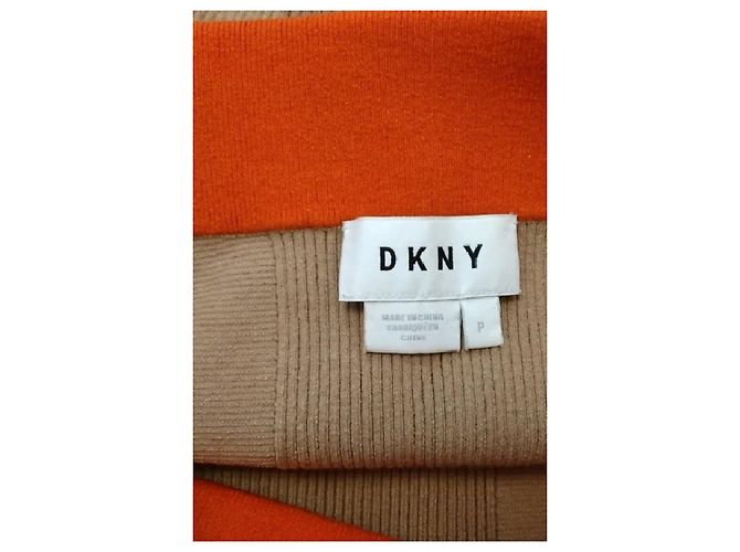 Top bandeau ajustado beige DKNY - vista 7
