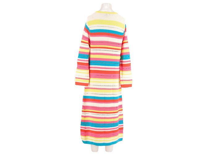 Autre Marque Mehrfarbiges Wollkleid - Ansicht 2