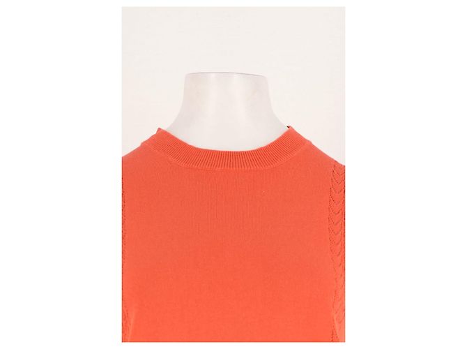 Autre Marque Polo sin mangas de algodón naranja ALYSI - vista 5