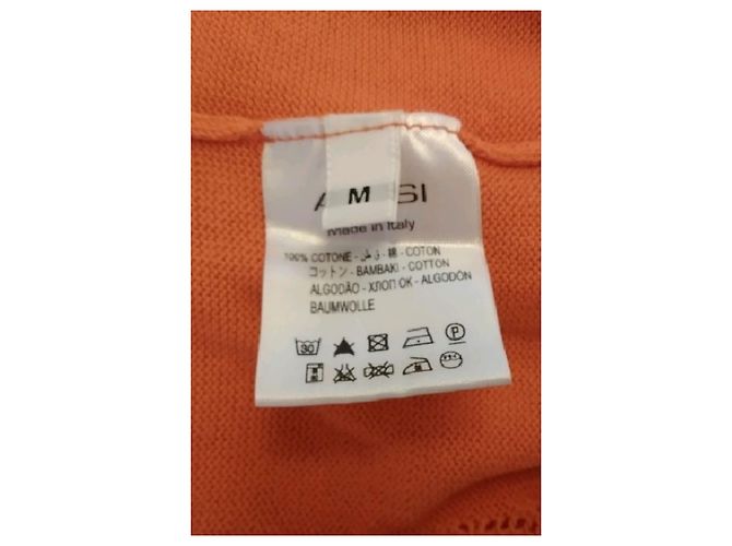 Autre Marque Polo sin mangas de algodón naranja ALYSI - vista 8
