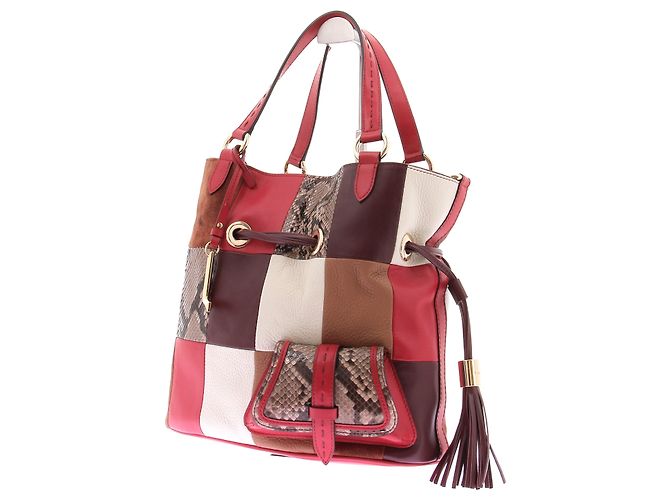 Borsa a mano Lancel Premier Flirt in pelle rossa - vista 2