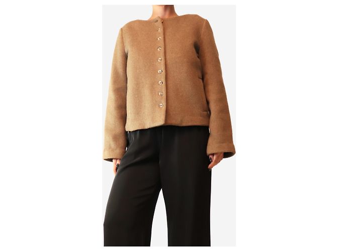 Reformation Brown Lucia wool jacket - size M - view 3