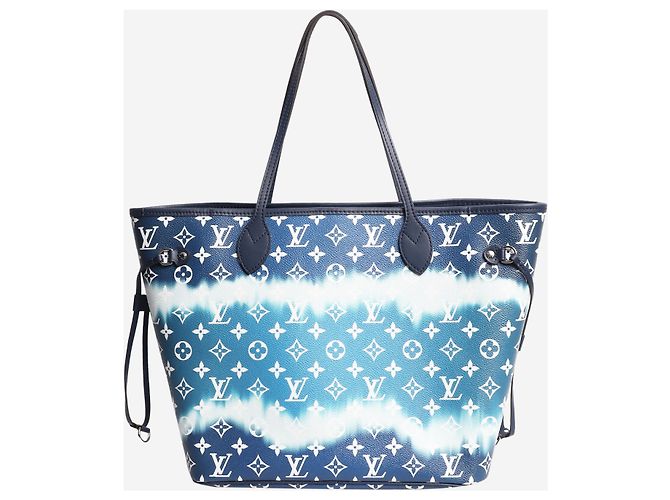 Louis Vuitton Neverfull MM Escale Tote Bag 2020 Blau - Ansicht 3