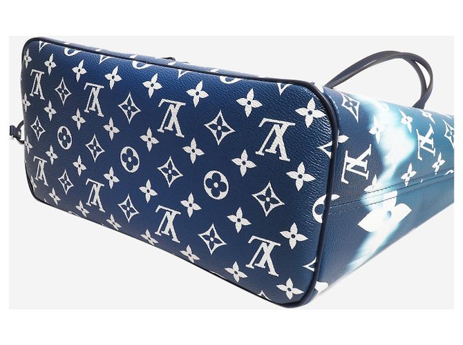 Louis Vuitton Neverfull MM Escale Tote Bag 2020 Blau - Ansicht 4